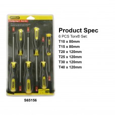 Stanley Cushion Grip 2 Screwdriver Set 65156